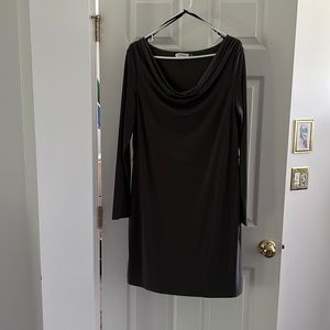Olive green long sleeve dress